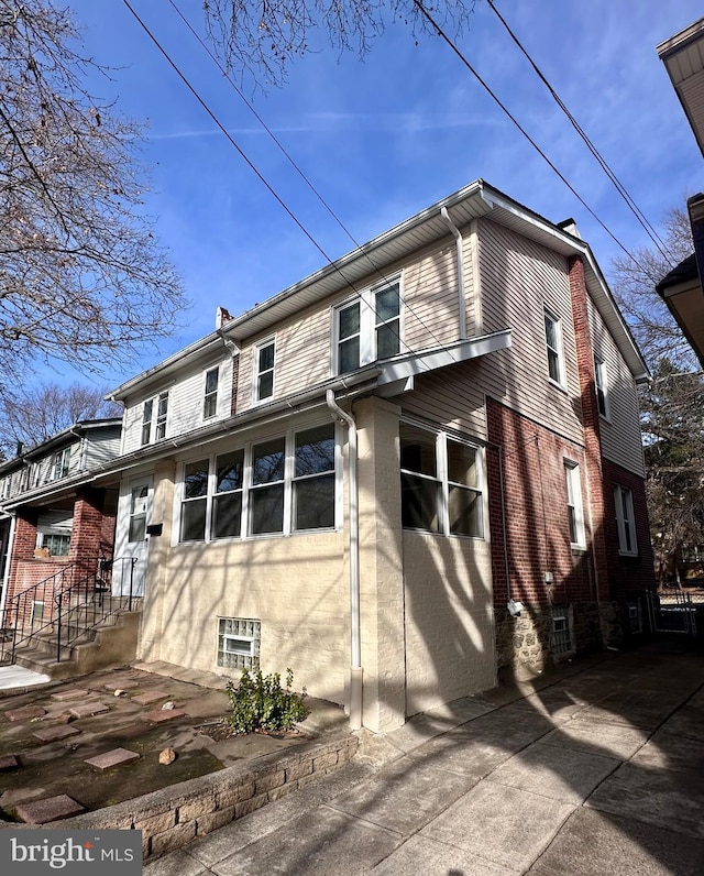 view of back of property