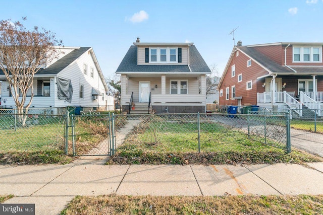 view of bungalow-style home