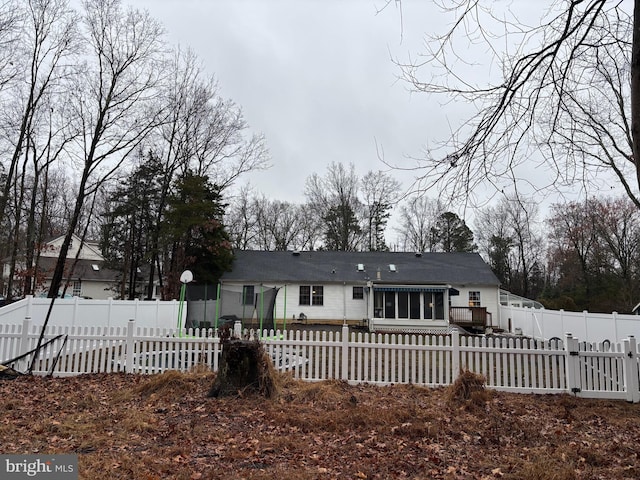 view of rear view of house