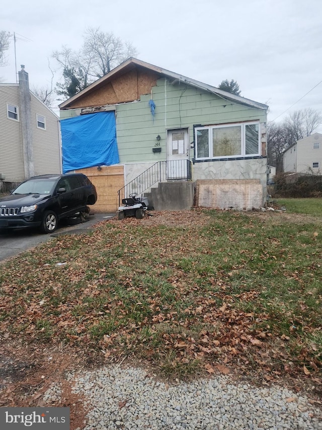 view of bungalow