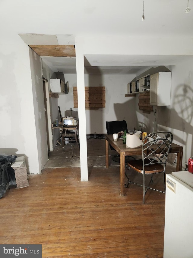 dining room featuring hardwood / wood-style floors