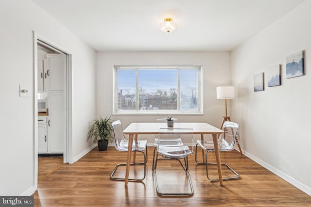 interior space featuring hardwood / wood-style floors