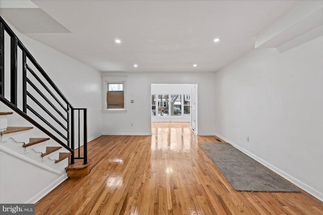 interior space featuring light hardwood / wood-style flooring