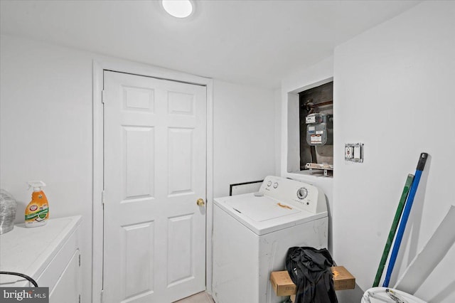 washroom featuring washer / clothes dryer