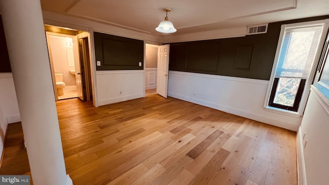 interior space featuring light hardwood / wood-style flooring