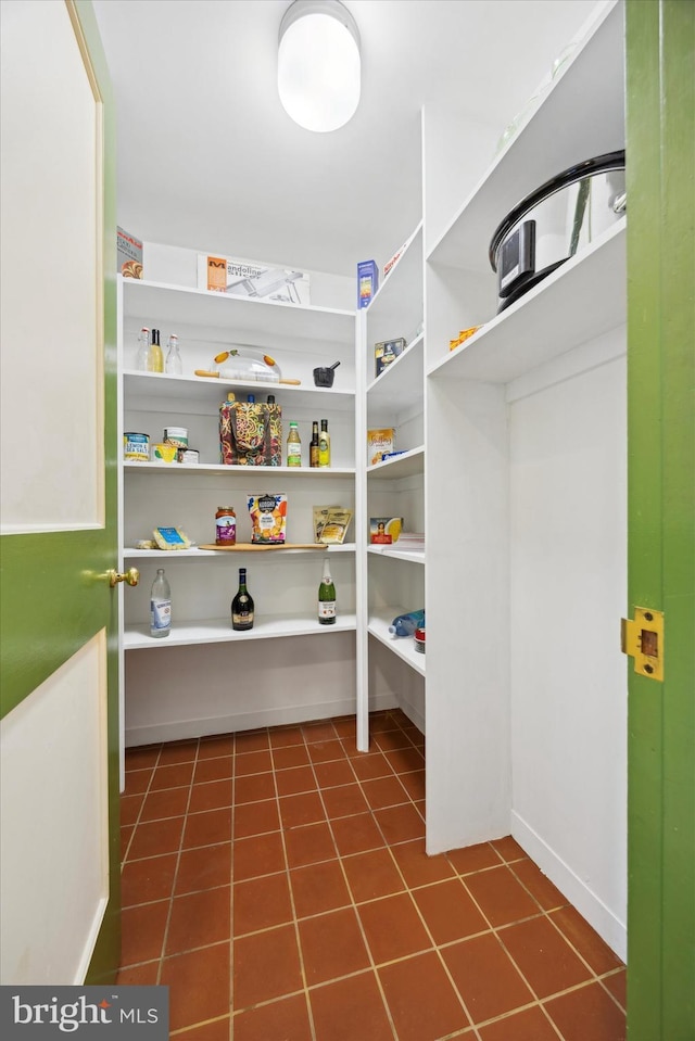 view of pantry