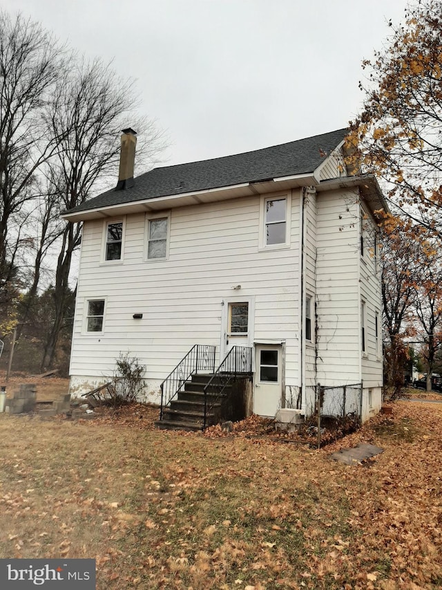 view of rear view of house