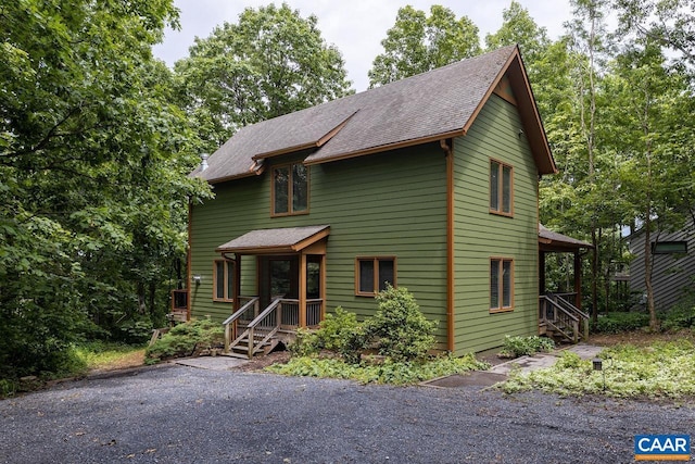 view of front of house