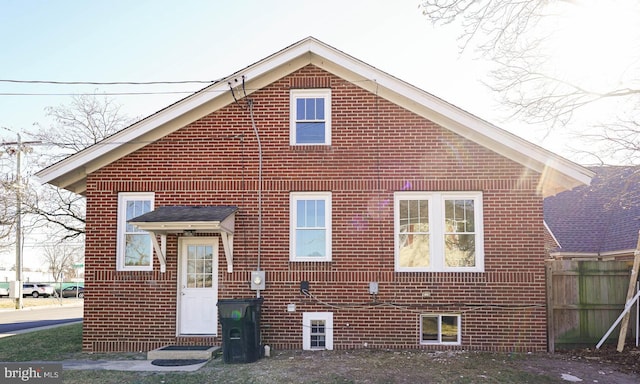 view of rear view of house