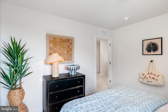 bedroom featuring carpet flooring