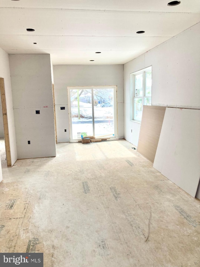 view of unfurnished living room