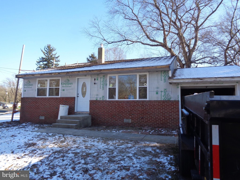 view of front of home