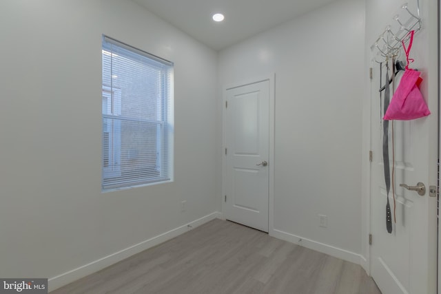 interior space featuring light hardwood / wood-style floors