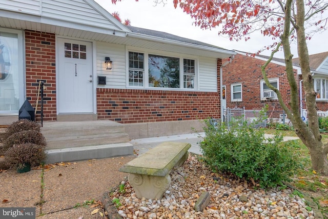 view of property entrance