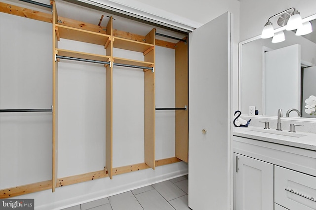 5284 Davis Ford Rd, Woodbridge, VA 22192 - bathroom with tile patterned floors and vanity