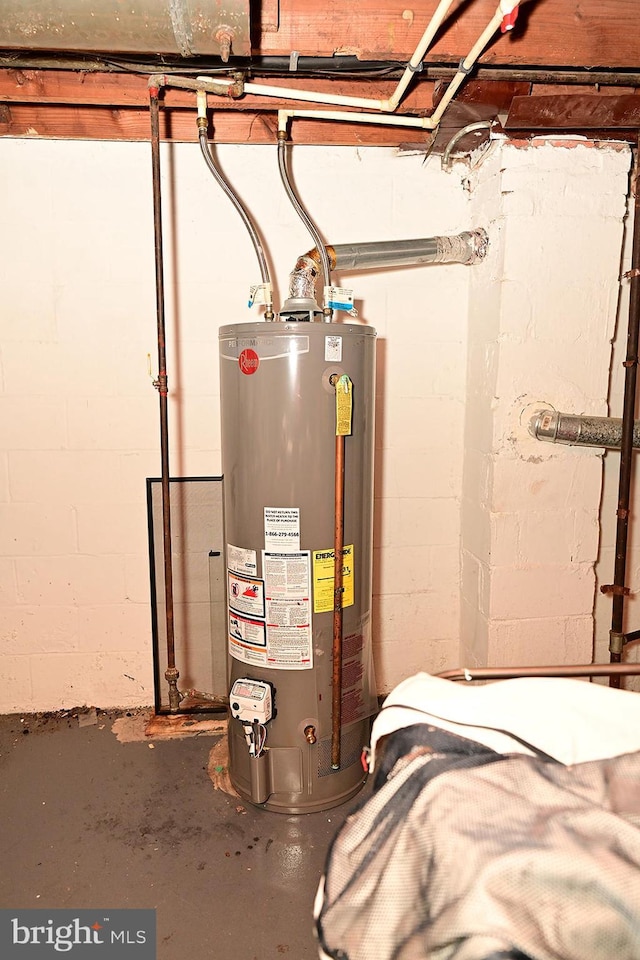 utilities featuring water heater