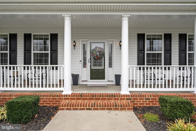 view of property entrance