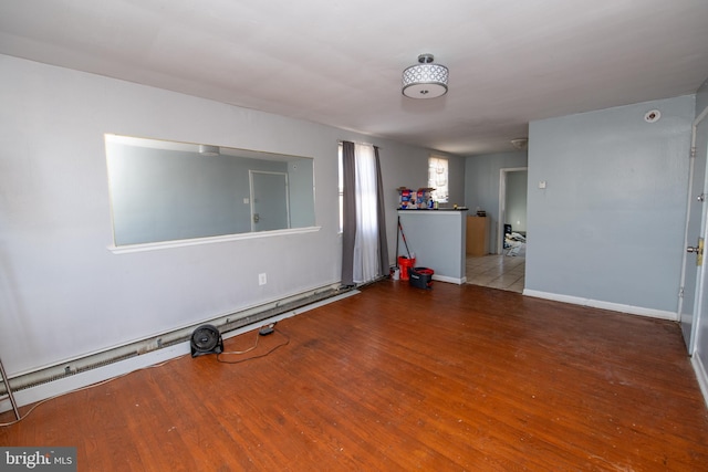 unfurnished room featuring light hardwood / wood-style floors