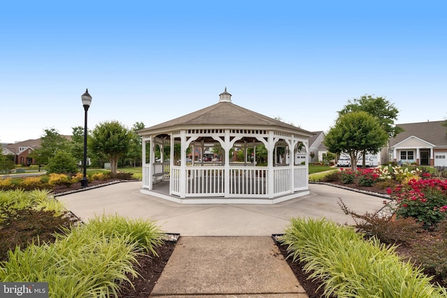 surrounding community featuring a gazebo