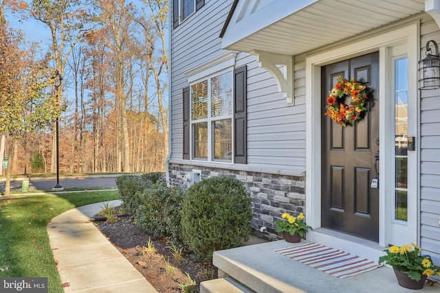 view of entrance to property