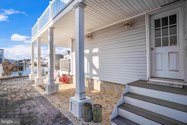 1427 Paul Blvd, Manahawkin, NJ 08050 - view of patio featuring a water view