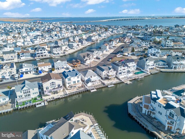 1427 Paul Blvd, Manahawkin, NJ 08050 - birds eye view of property with a water view