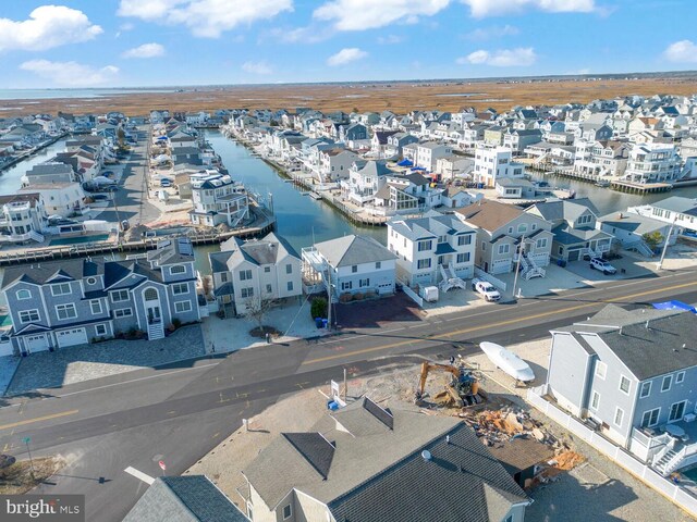 1427 Paul Blvd, Manahawkin, NJ 08050 - birds eye view of property featuring a residential view and a water view