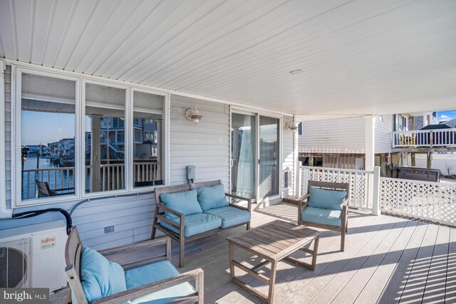 1427 Paul Blvd, Manahawkin, NJ 08050 - wooden terrace featuring an outdoor hangout area