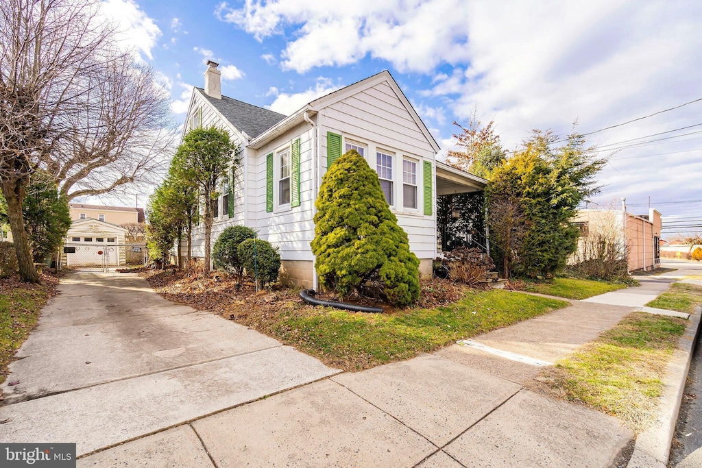 view of front of home