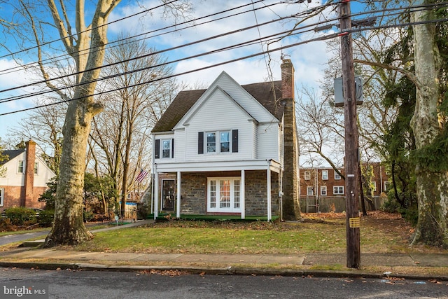 view of front of property