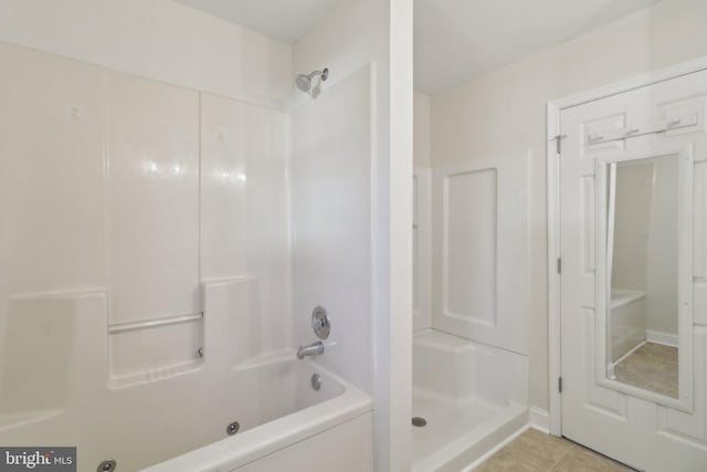 bathroom featuring tile patterned flooring