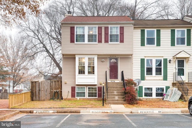 view of townhome / multi-family property