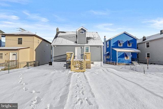 view of front of home