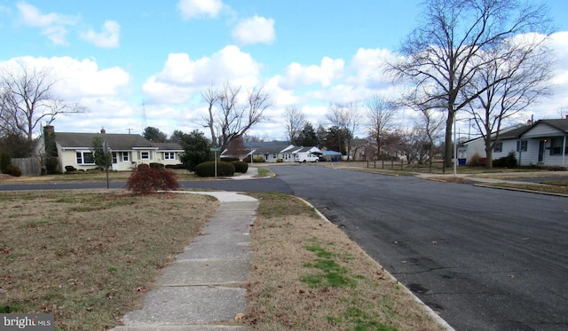 view of road