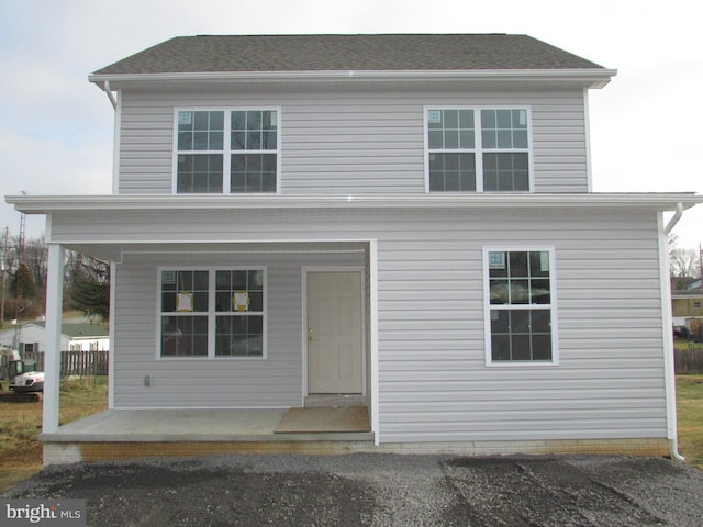 view of front of house featuring a patio area