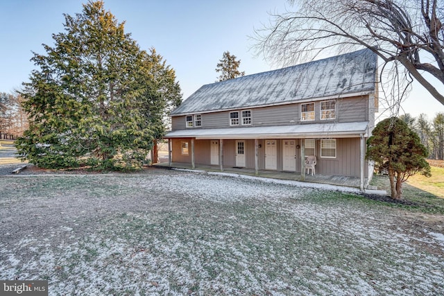 view of front of house featuring covered porch