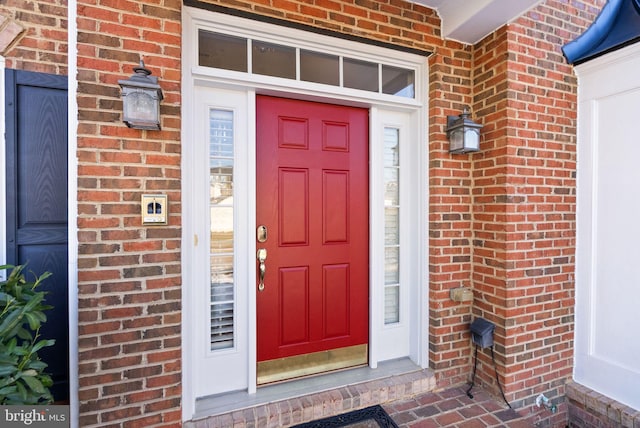 view of entrance to property