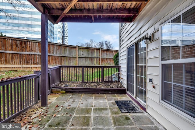 view of patio