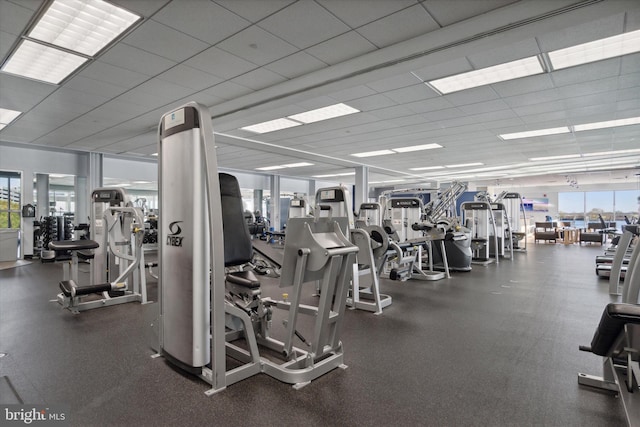 view of exercise room