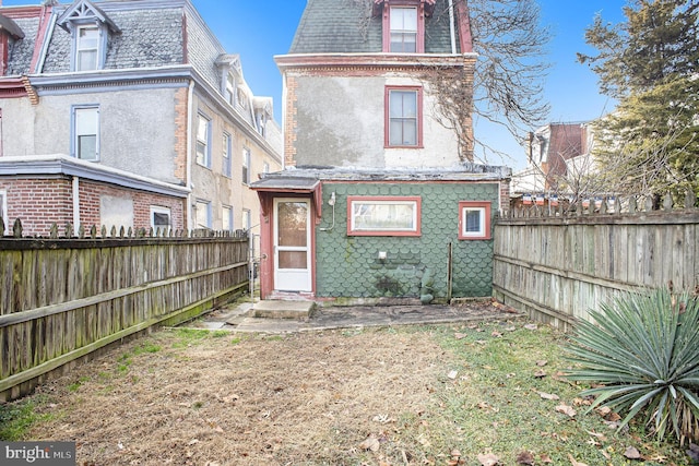 view of back of property