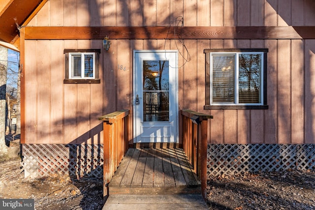 view of entrance to property