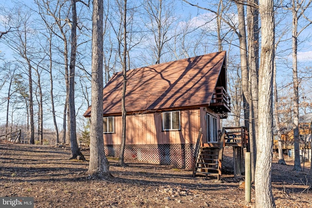 view of side of home