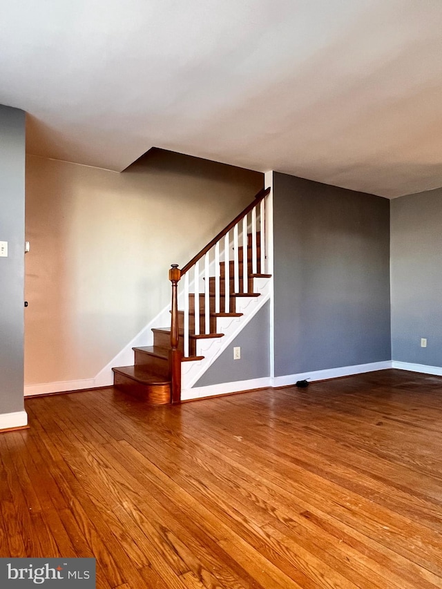 interior space featuring hardwood / wood-style flooring