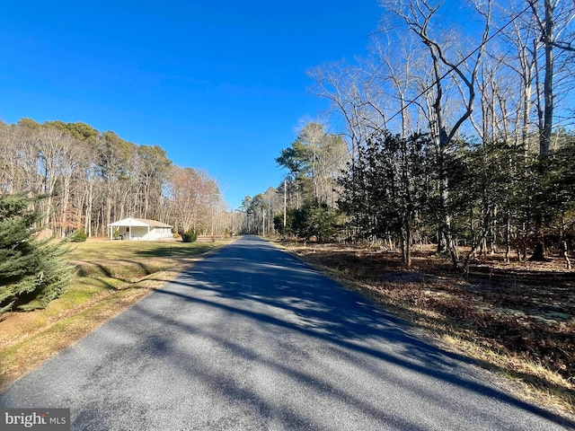 view of road