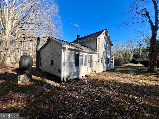 view of home's exterior