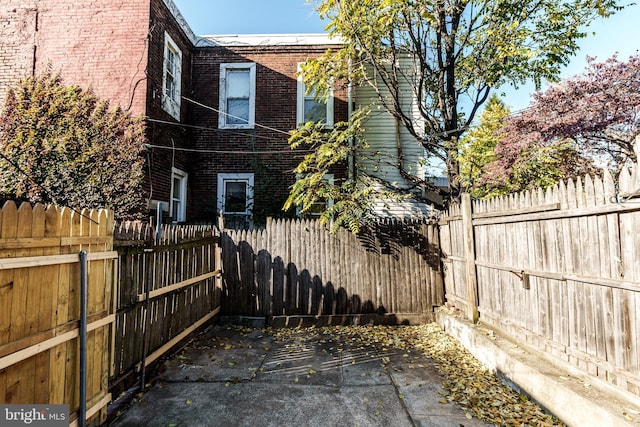 view of home's exterior featuring a patio area