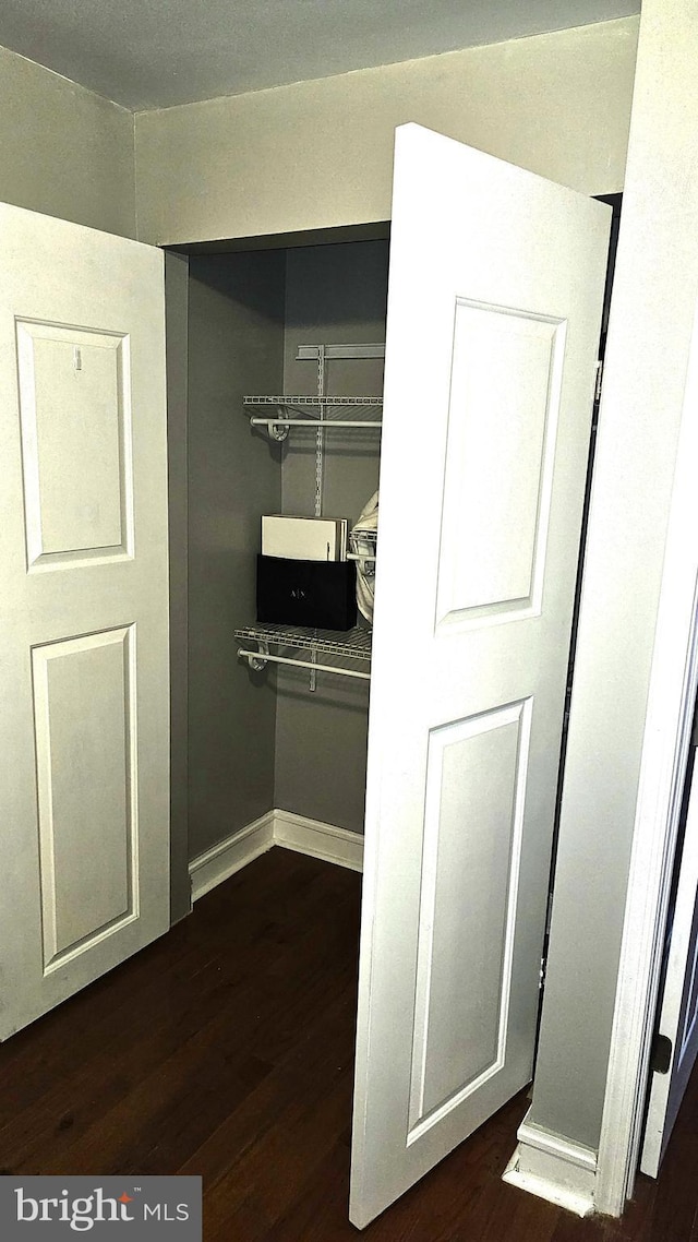 view of closet