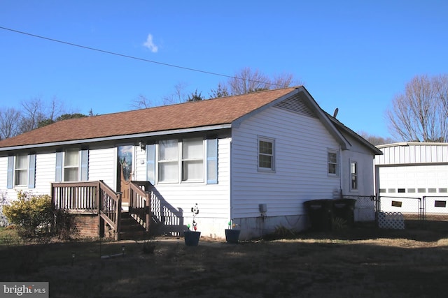 view of front of home