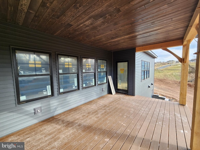 view of deck