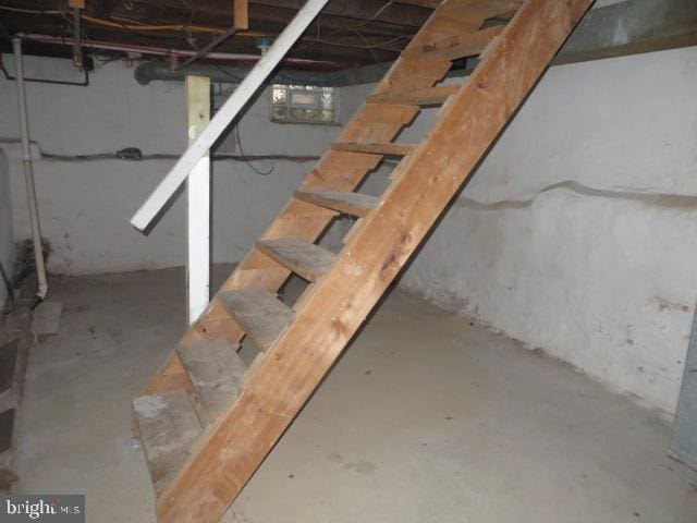 view of basement